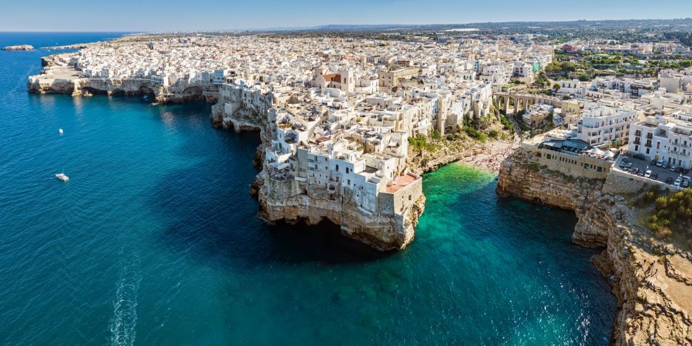 Polignano a Mare i powrót do Bari